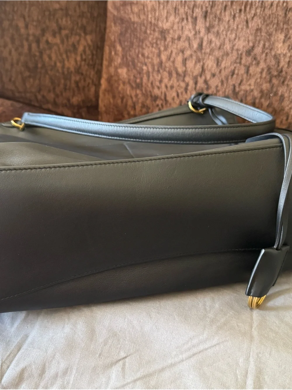 Balenciaga Rodeo Bag Large Leather Top-Handle Shoulder Bag With Dustbag